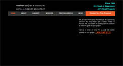 Desktop Screenshot of hotelplans.com
