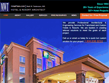 Tablet Screenshot of hotelplans.com